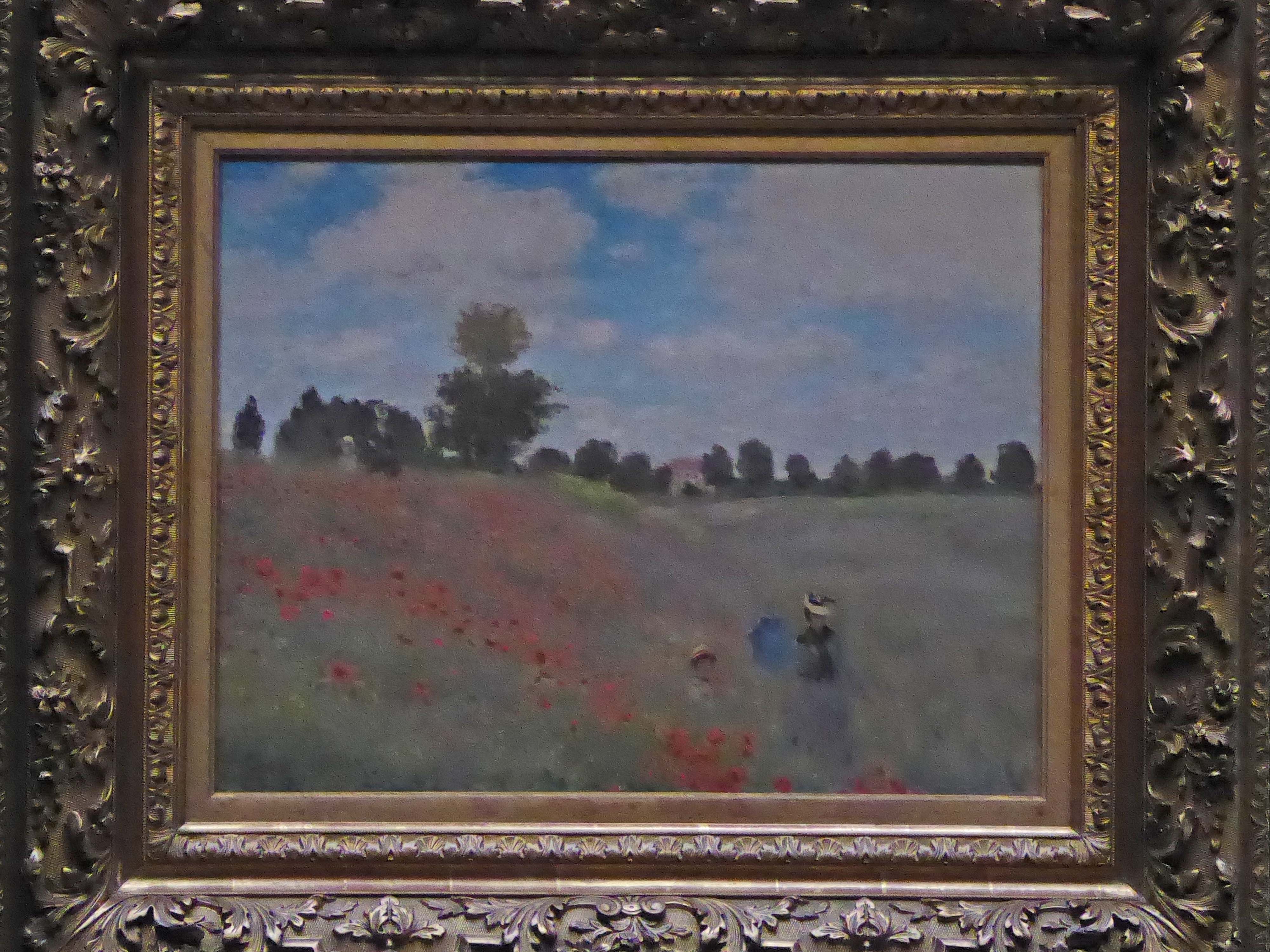 Klaprozen bij Argenteuil, Monet