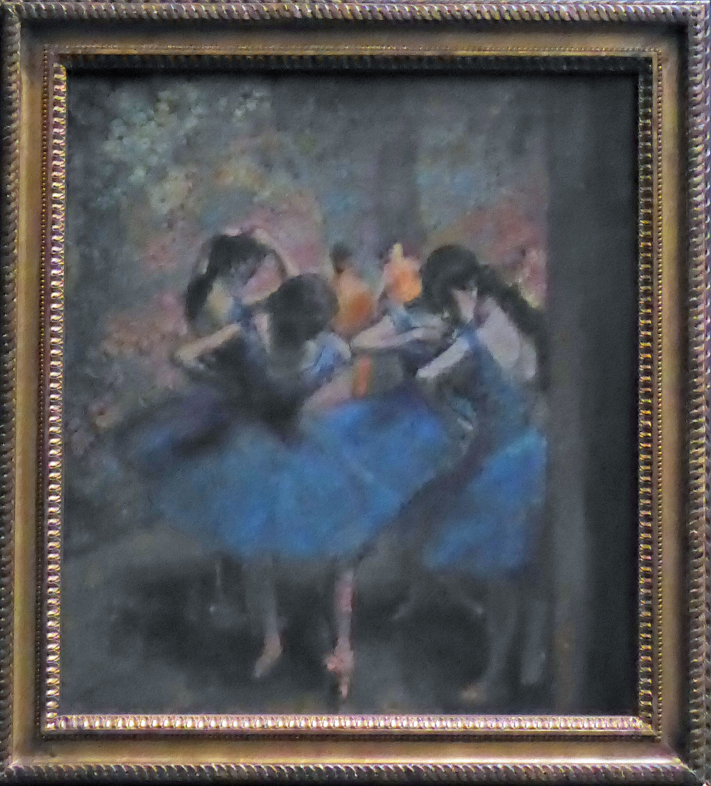 Danseressen in blauw, Degas