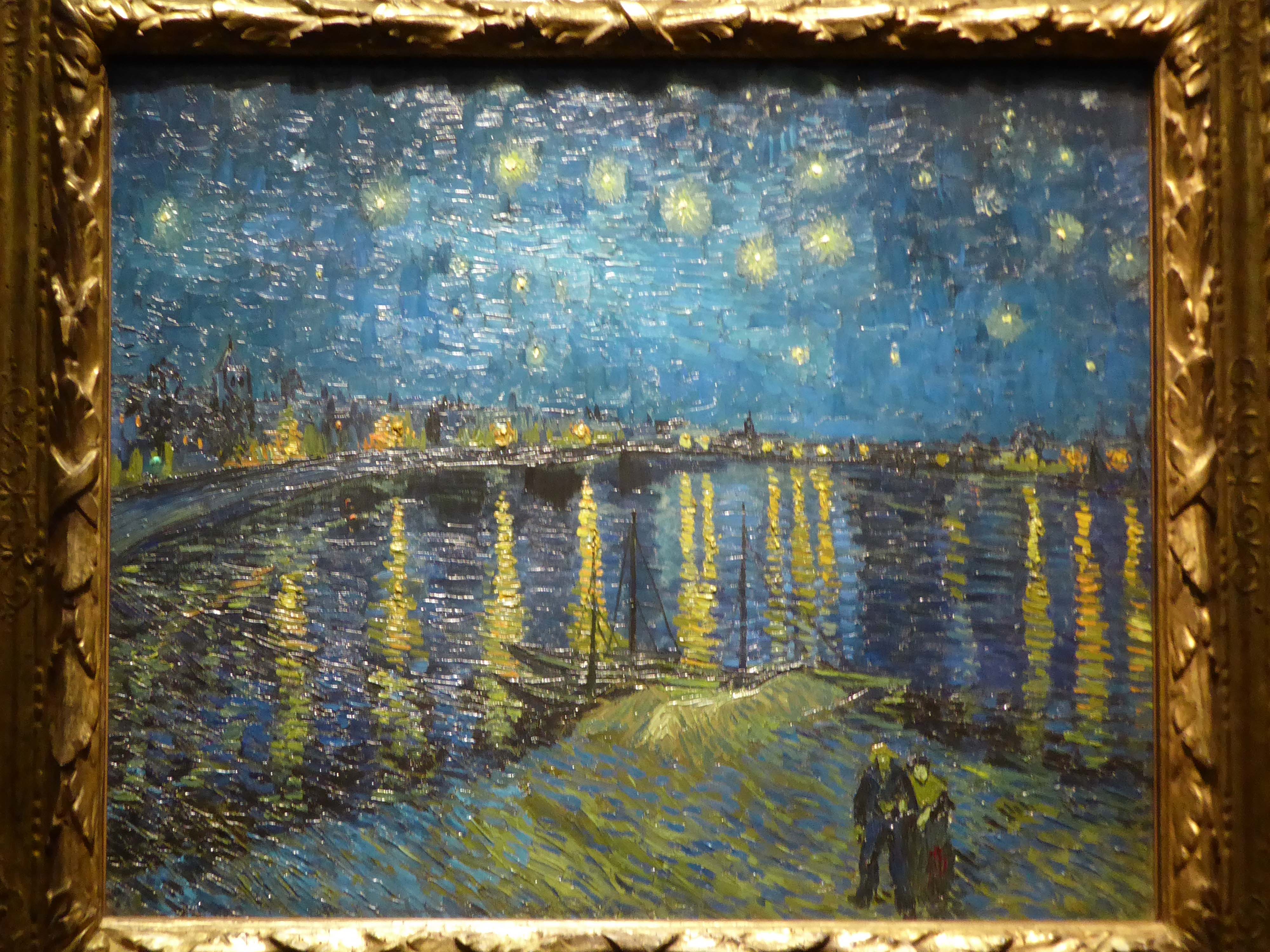 Sterrennacht boven de Rhône, Van Gogh