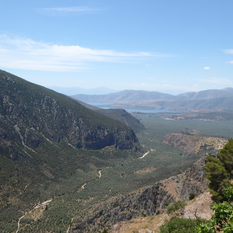 Uitzicht vanaf Delphi