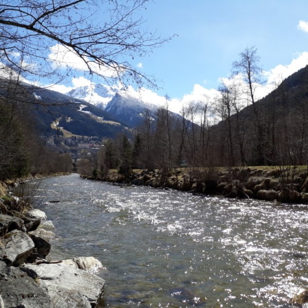 Langs de Gasteiner Ache tussen Bad Gastein en Bad&nbsp;Hofgastein