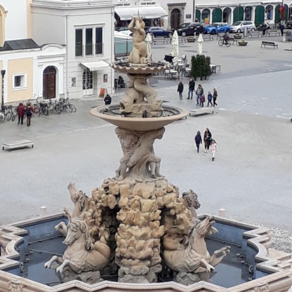 Paardenfontein op Residenzplatz