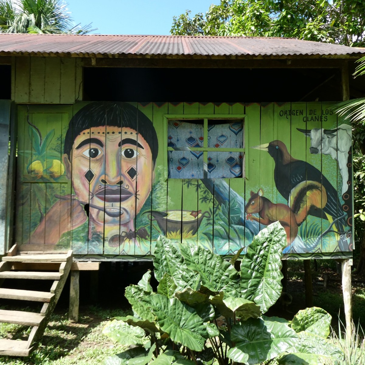 Muurschilderingen, Mocagua, Amazone