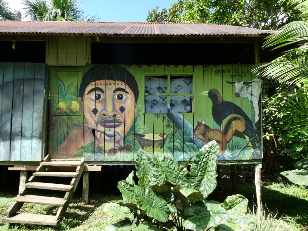 Muurschilderingen, Mocagua, Amazone