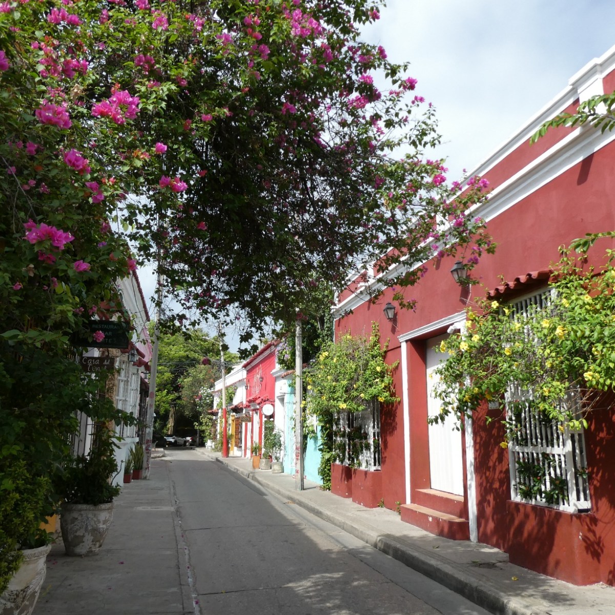 Kleurrijke straatjes, Cartagena
