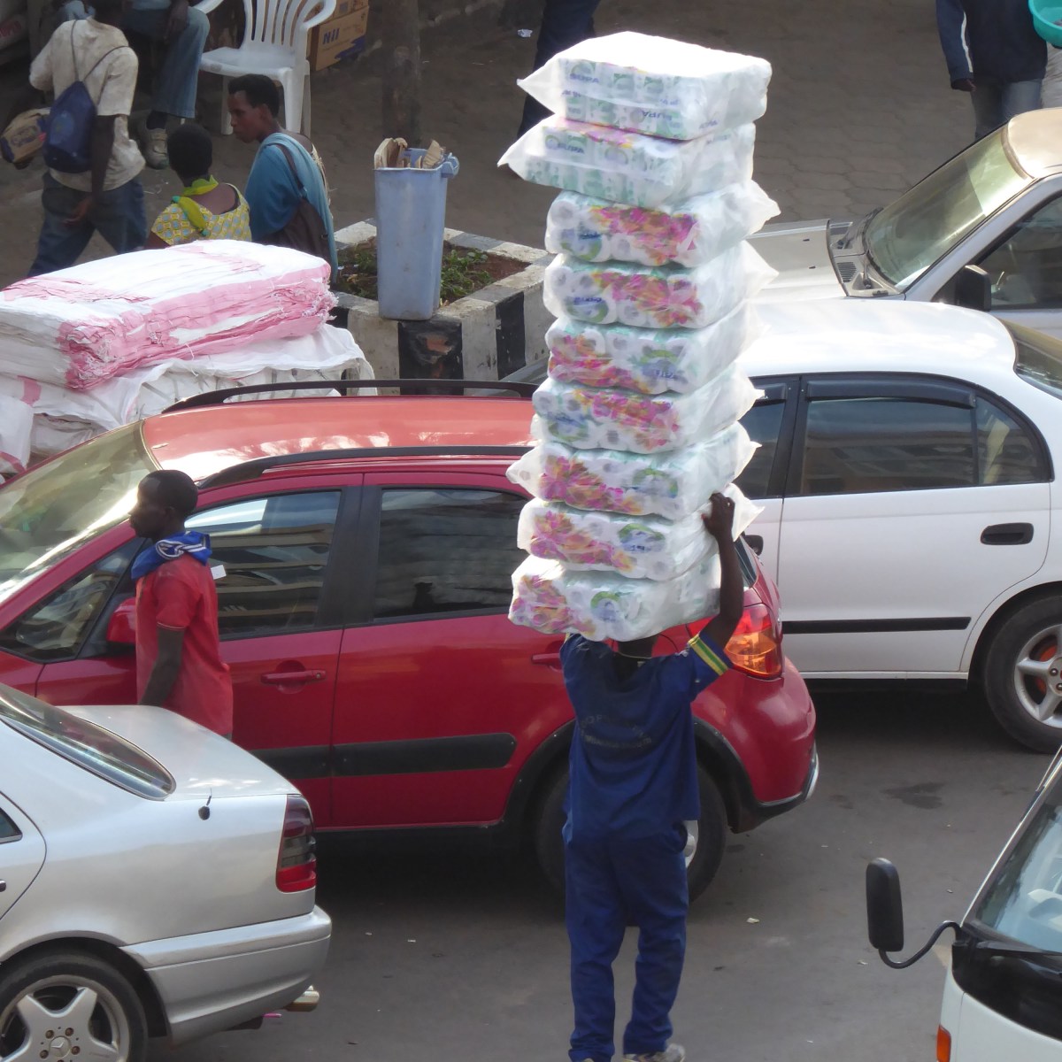 450 rollen wc-papier op je&nbsp;hoofd?