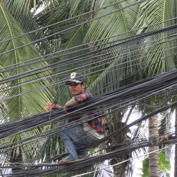 Electriciteitskabel repareren