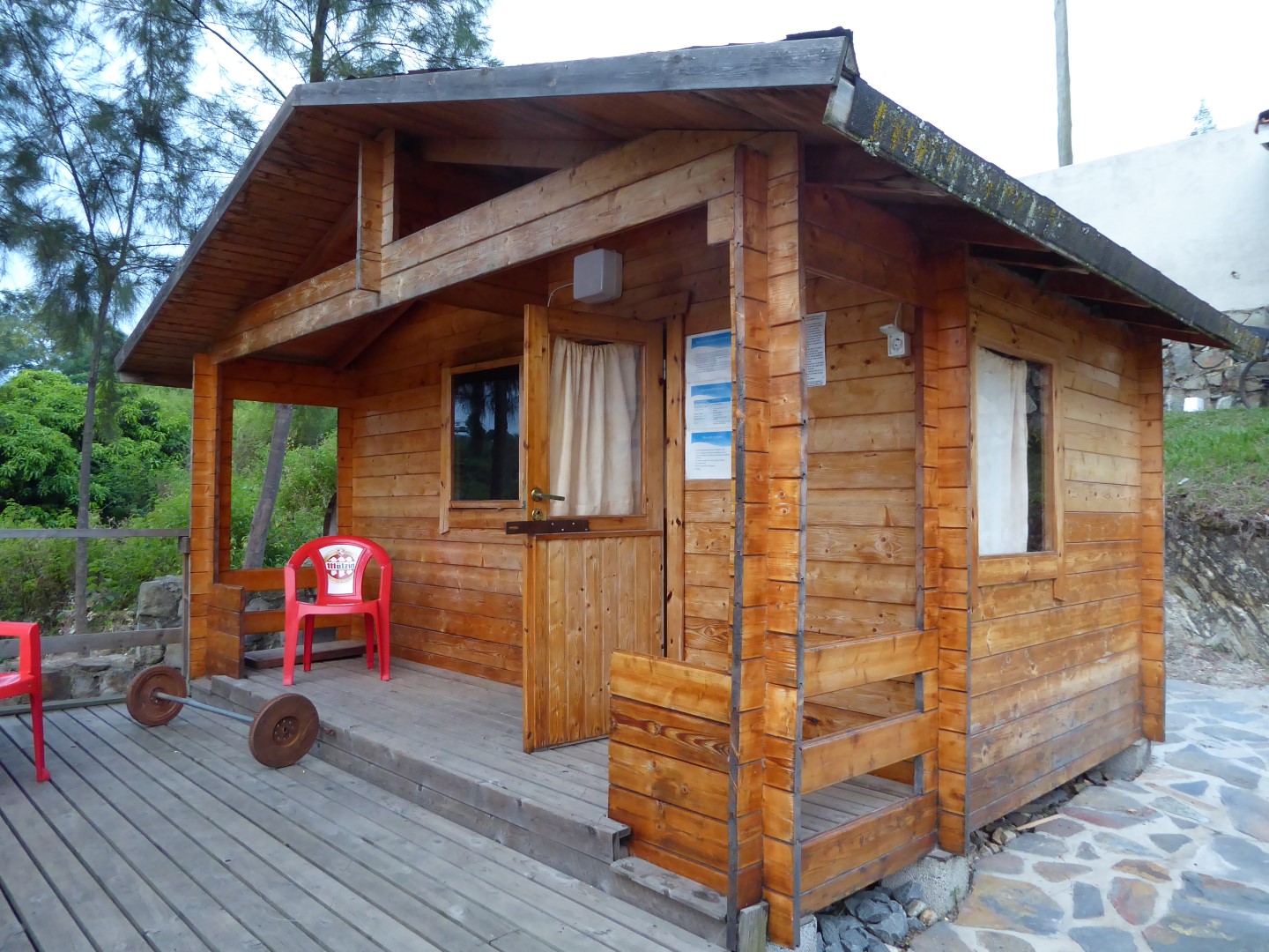 Finse sauna aan de oever van het Kivumeer