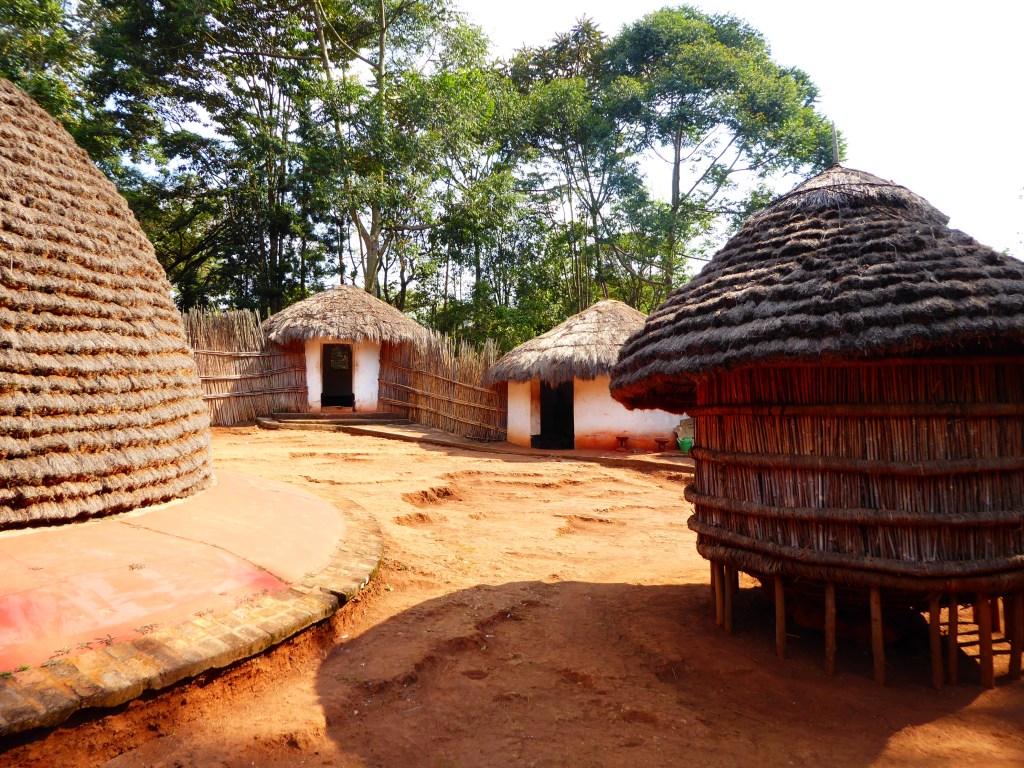 Traditionele woning bij het Nationaal museum,&nbsp;Huye
