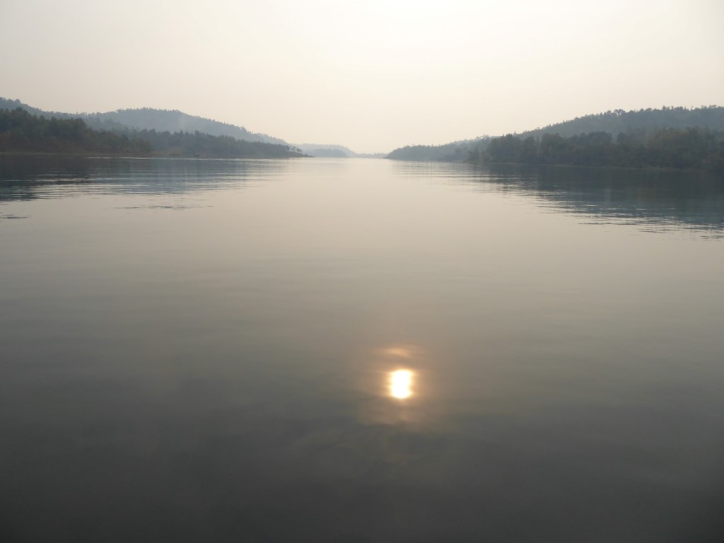 Zon op het Kivumeer
