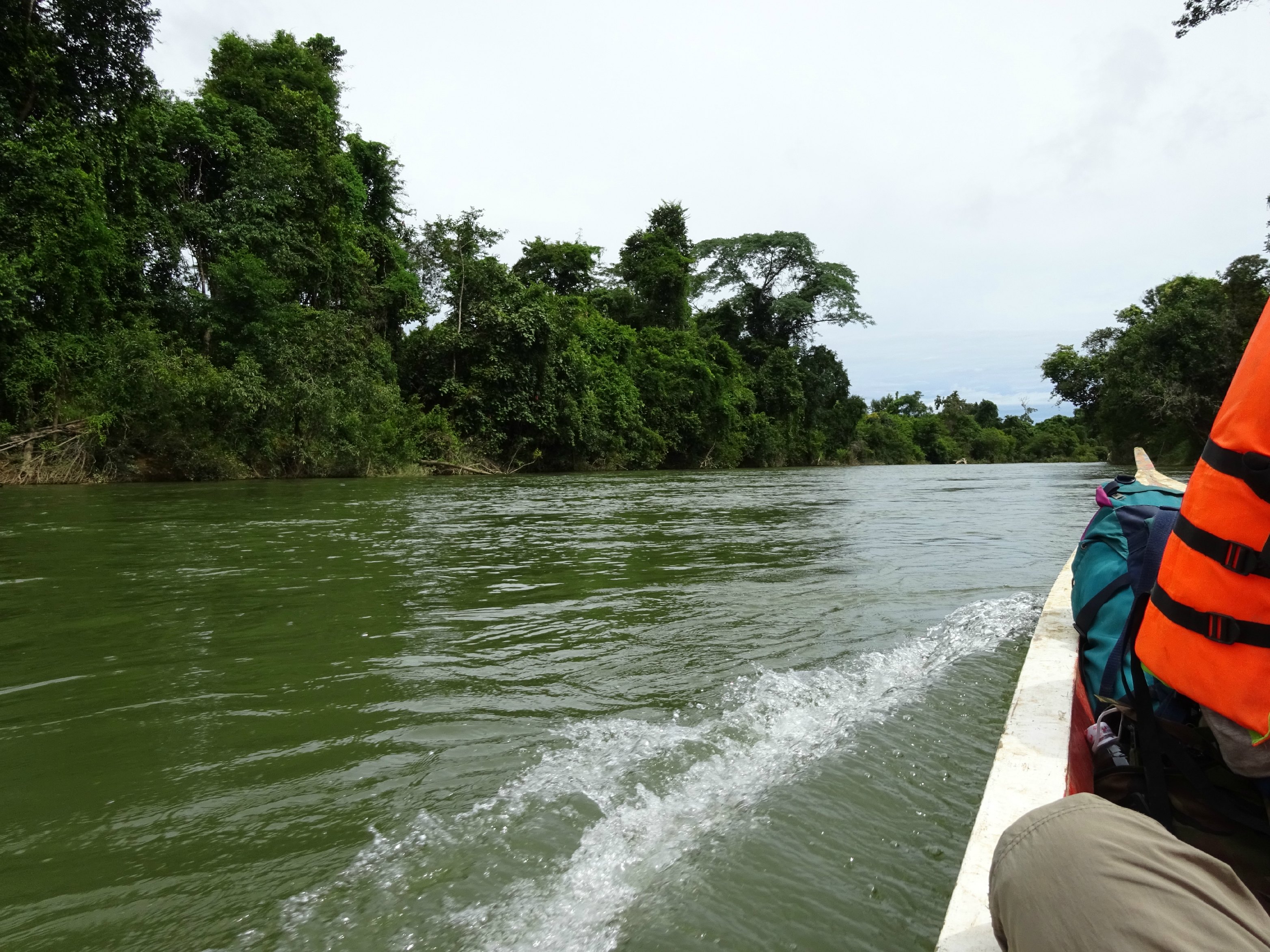 ...transport per boot...