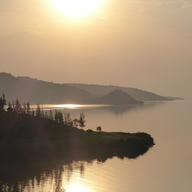 Zonsondergang, Kivumeer