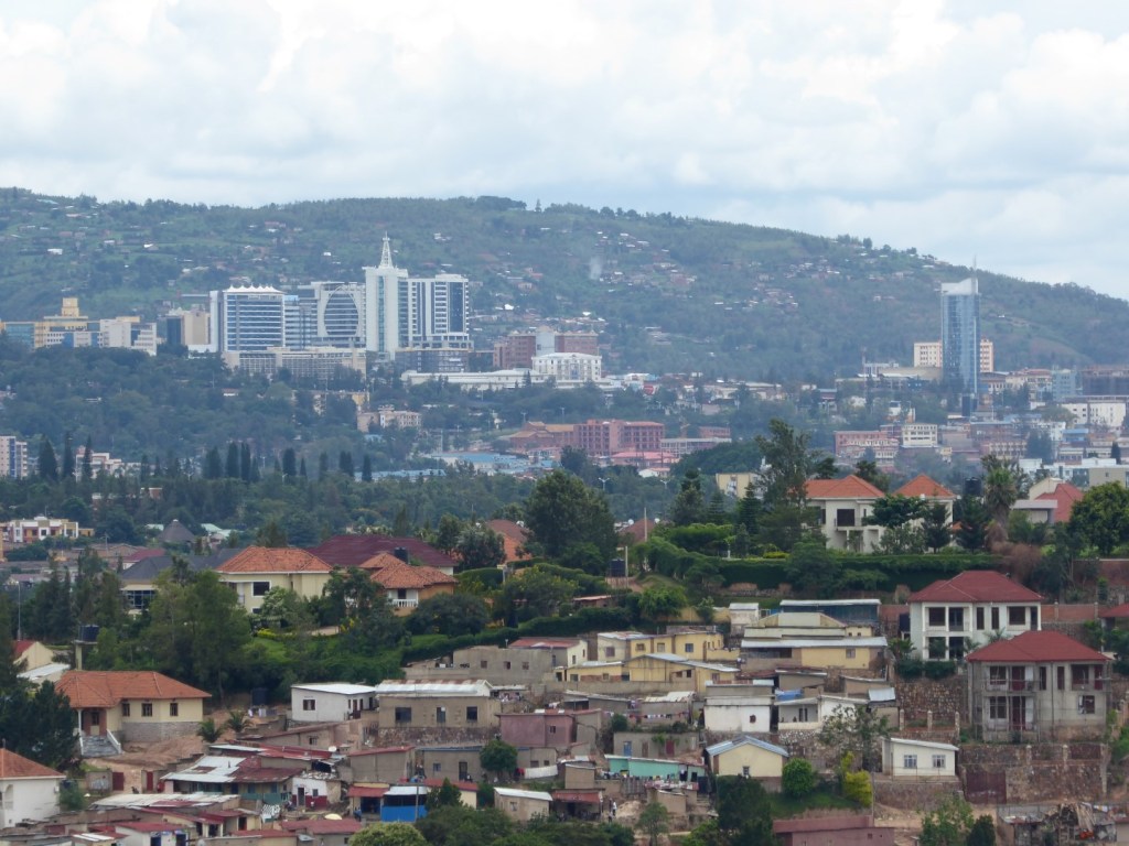 Zicht over Kigali