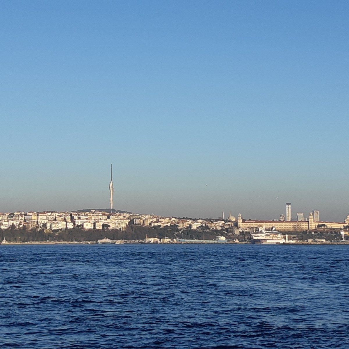 Uitzicht over de Bosporus,&nbsp;Istanbul