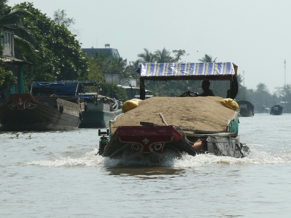 Boten in de&nbsp;Mekongdelta