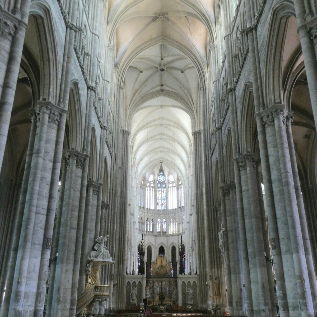 Interieur Kathedraal, Amiens