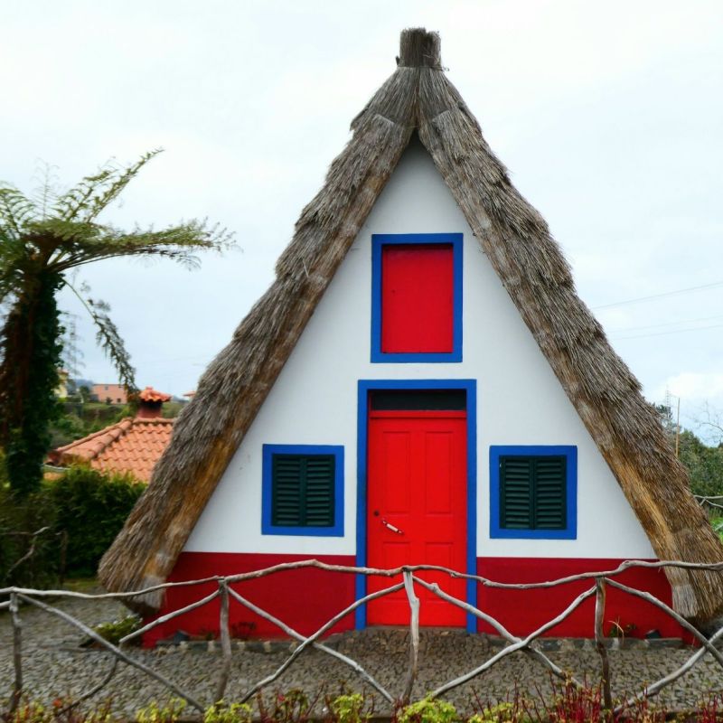 Traditionele huizen, Santana